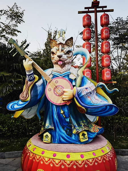 十二生肖彩燈造型